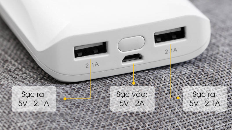 Nguồn sạc vào và nguồn sạc ra AVA LA CT23